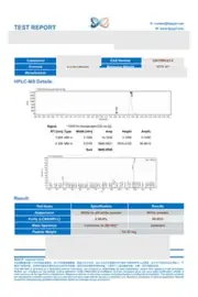 Retatrutide 50 mg third-party report: first page, low-resolution preview