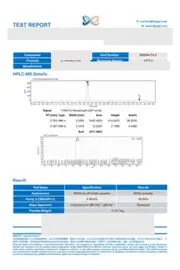 Acetyl Octapeptide-3 10 mg third-party report: first page, low-resolution preview